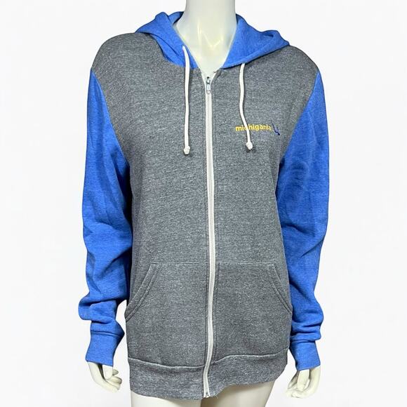 Michigania Zippered Hoodie – Comfortable & Stylish, Size large - Picture 1 of 11